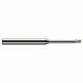 Harvey Tool 0.047in. 3/64 Cutter dia x 0.071in. Length of Cut x 0.48in. Reach Carbide Ball End Mill, 4 Flutes 769247